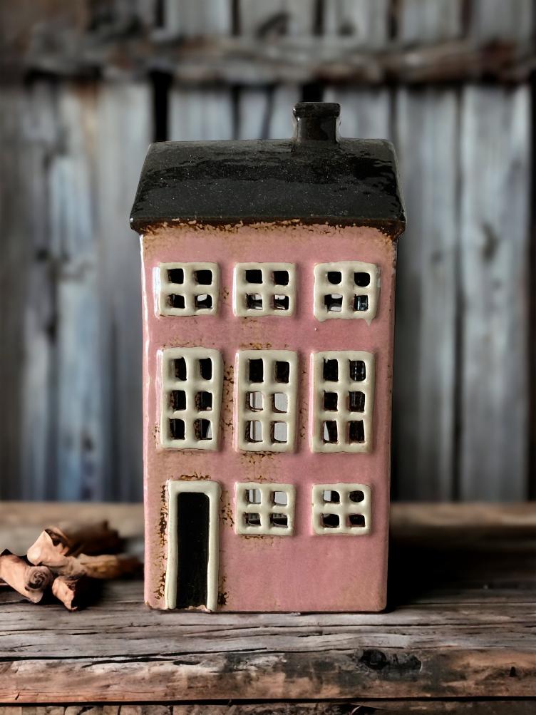 Teelichthaus `Nyhavn`rosa
