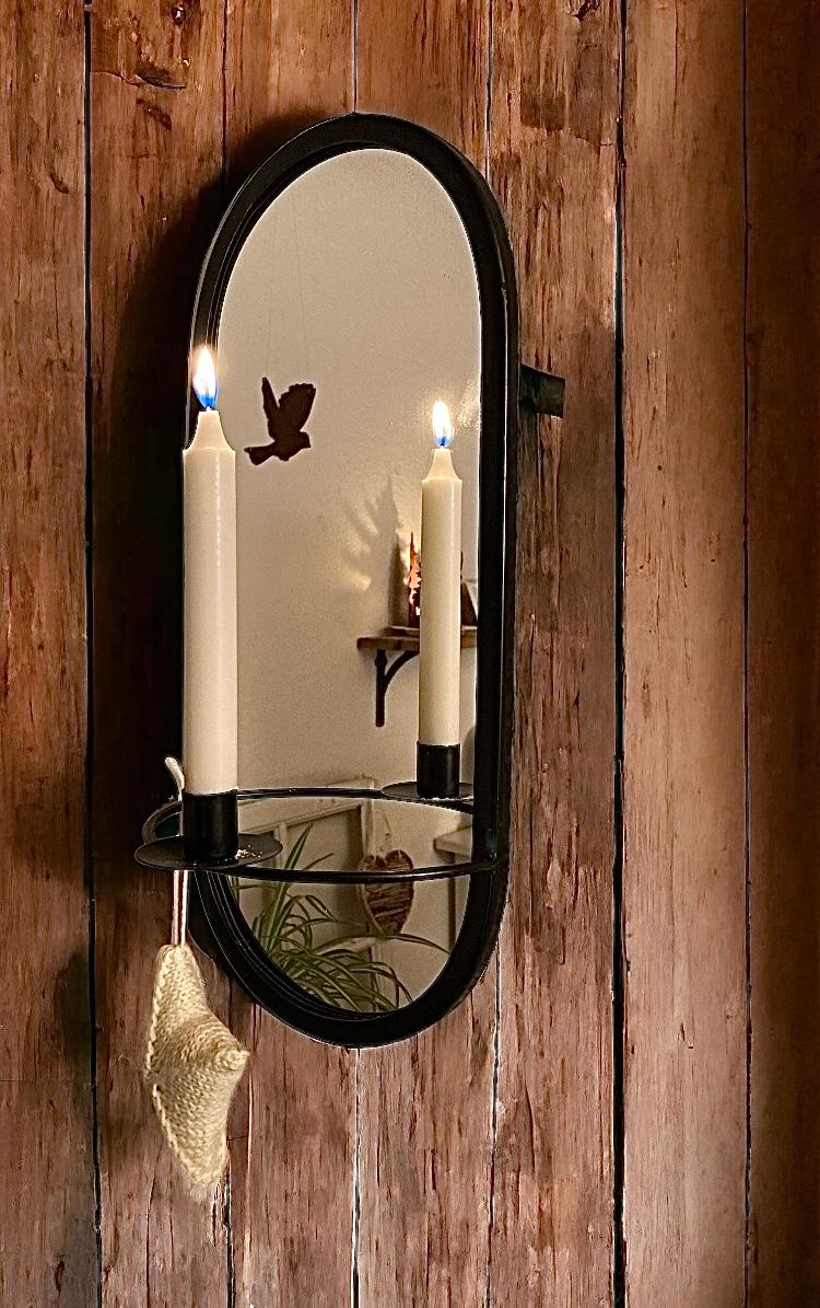 Spiegel-Kerzenhalter