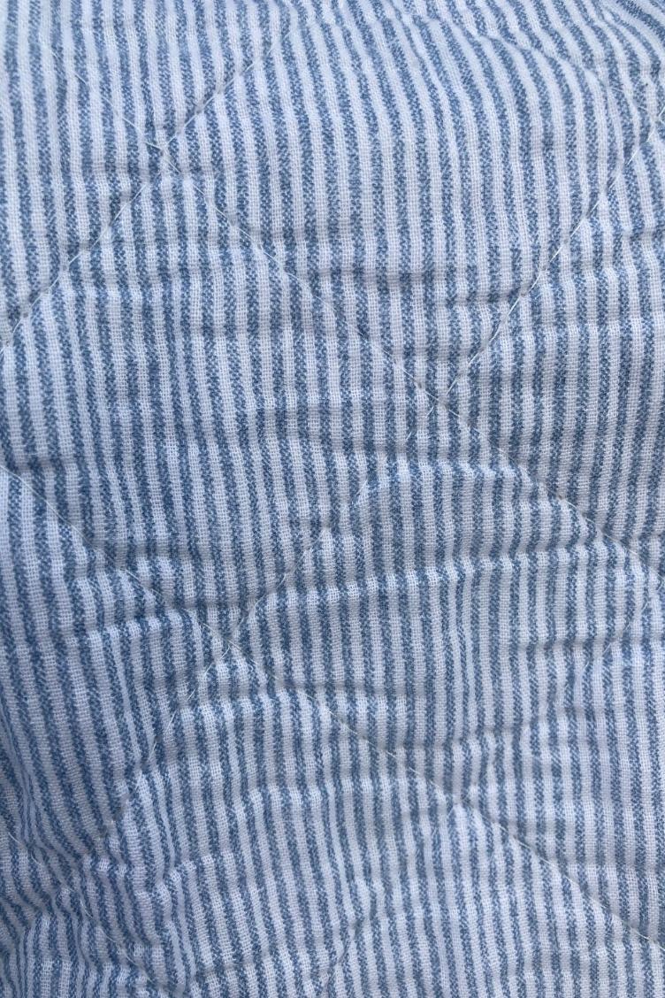 Quilt weiss/blau - 1