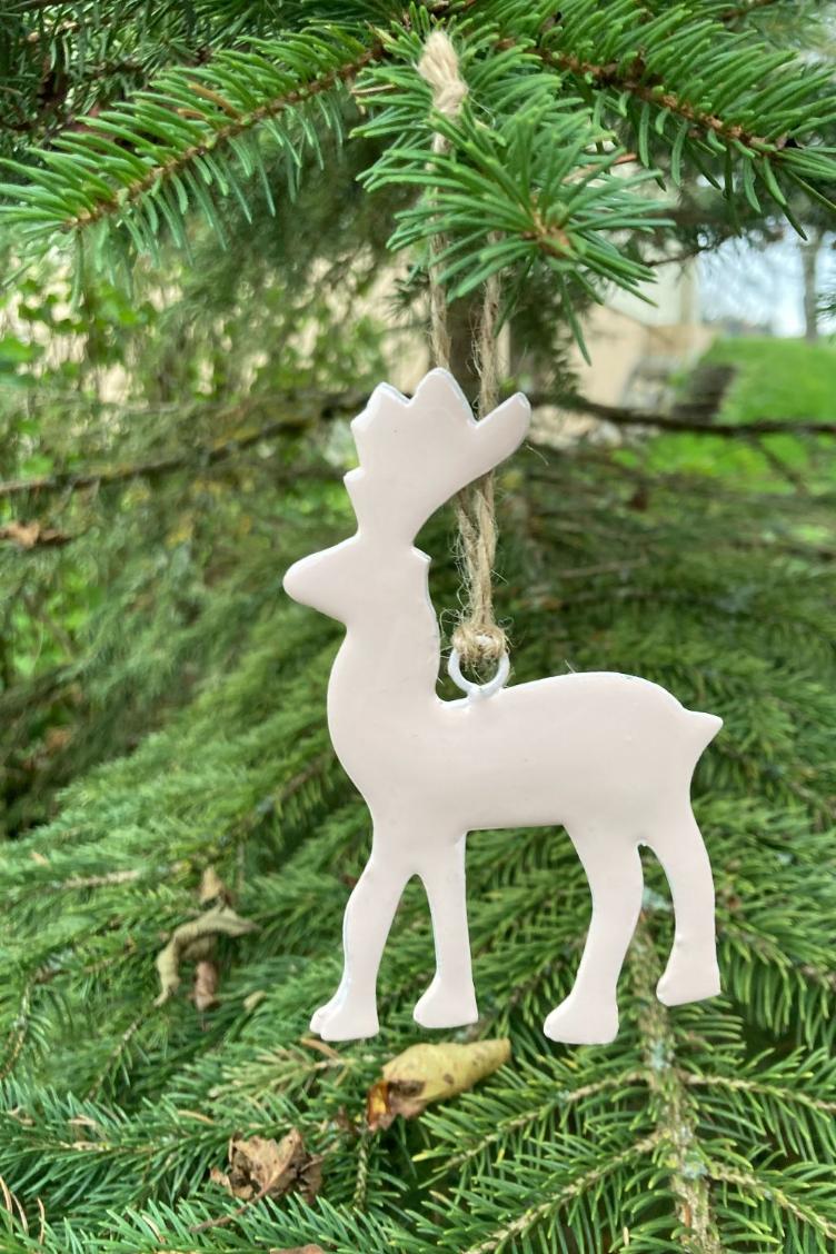 Metall-Rentier weiss