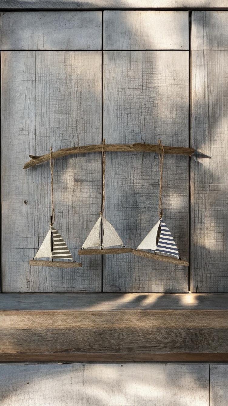 Segelschiff, 3er Set
