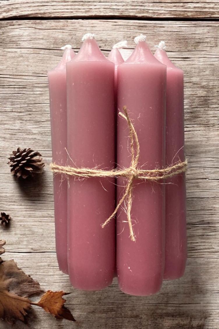 Stabkerzen coral almond