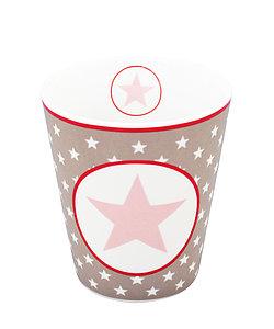 Becher mit Stern taupe