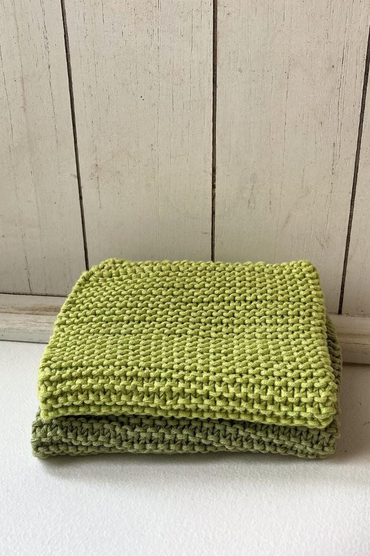 Geschirrlappen-Set handgestrickt