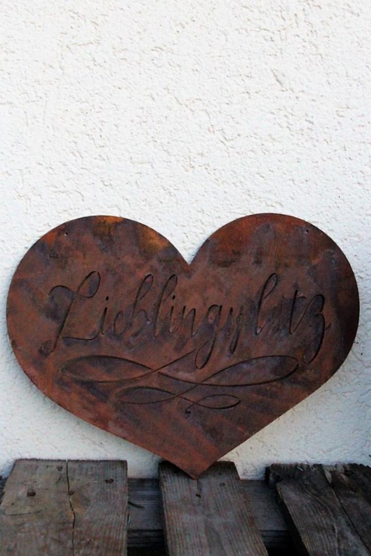 Schild Lieblingsplatz