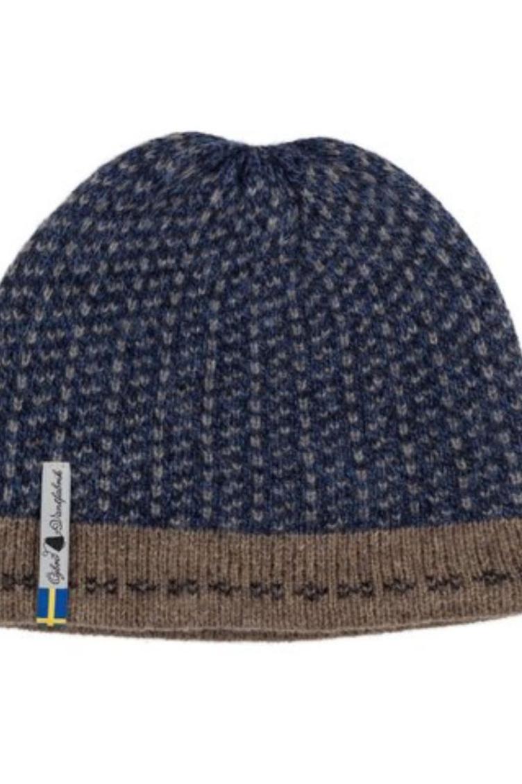 Strickmütze aus Schweden `Skaftö Navy` Gr 58